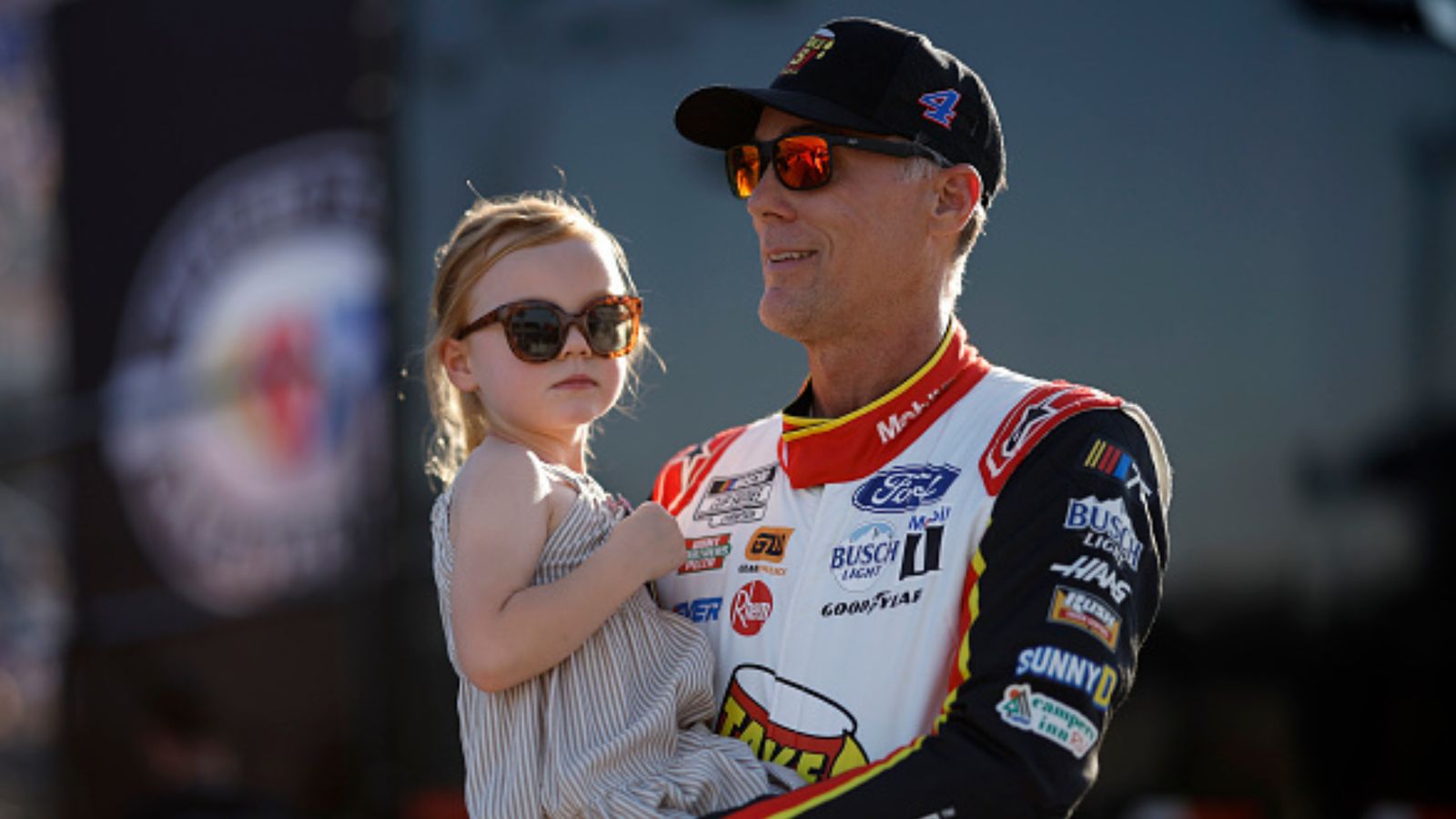 Do you want to go ride....? NASCAR star Kevin Harvick opens up about go-karting outing with his & Kyle Larson's daughter Kevin Harvick and his daughter, Piper in the frame (Getty)