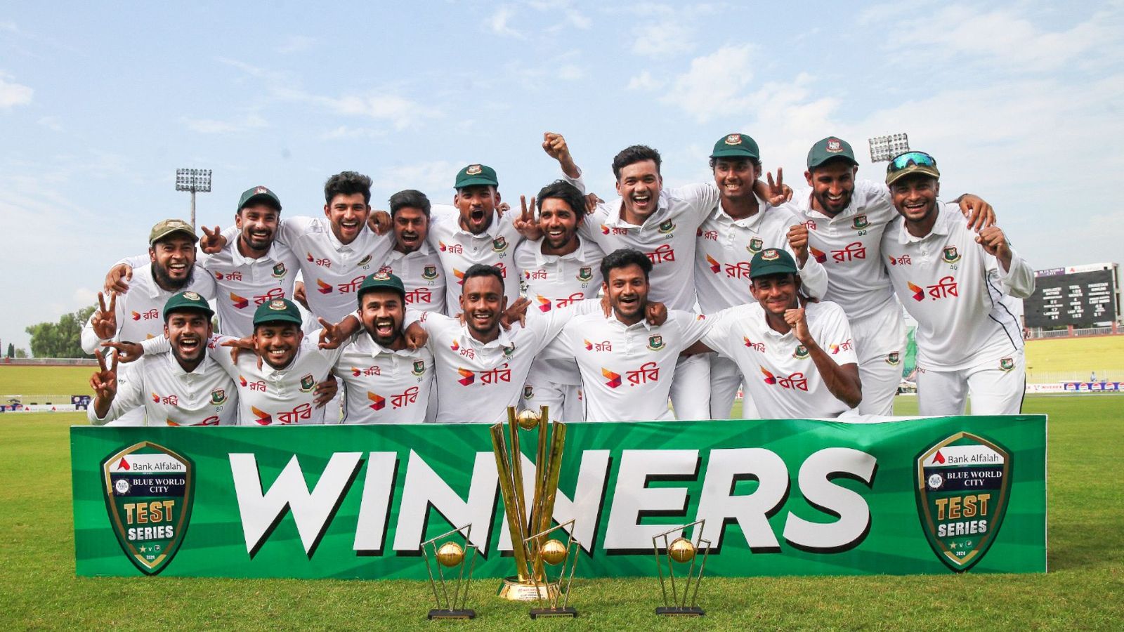 Bangladesh announce 16-member squad for India Test series, make one big change from Pakistan tour Bangladesh cricket team in frame (Getty)