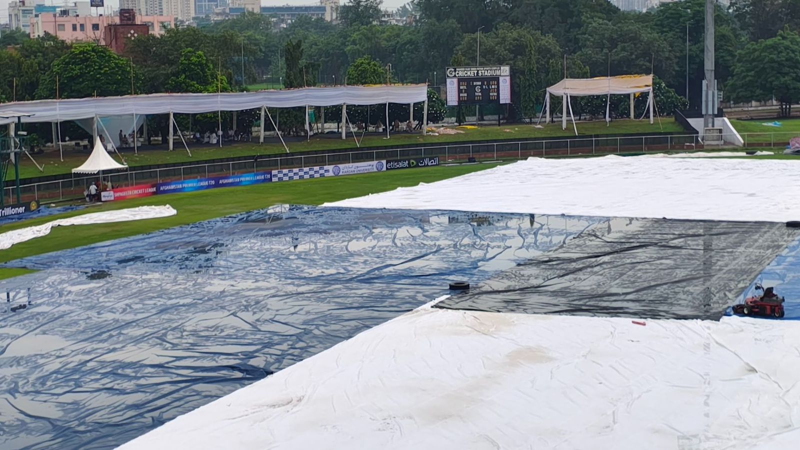 After 26 years Test match gets abandoned without ball being bowled or toss, check how India is involved in both instances Greater Noida Sports Complex in frame (Getty)