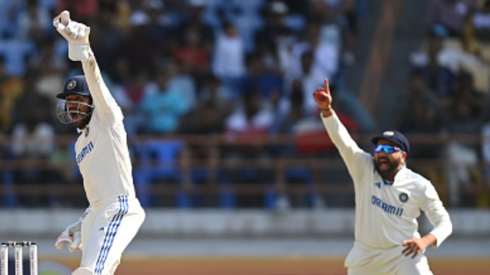 'Tere me dum hai isliye tu...': Dhruv Jurel recalls Rohit Sharma's pep talk ahead of Test debut Dhruv Jurel and Rohit Sharma (getty)
