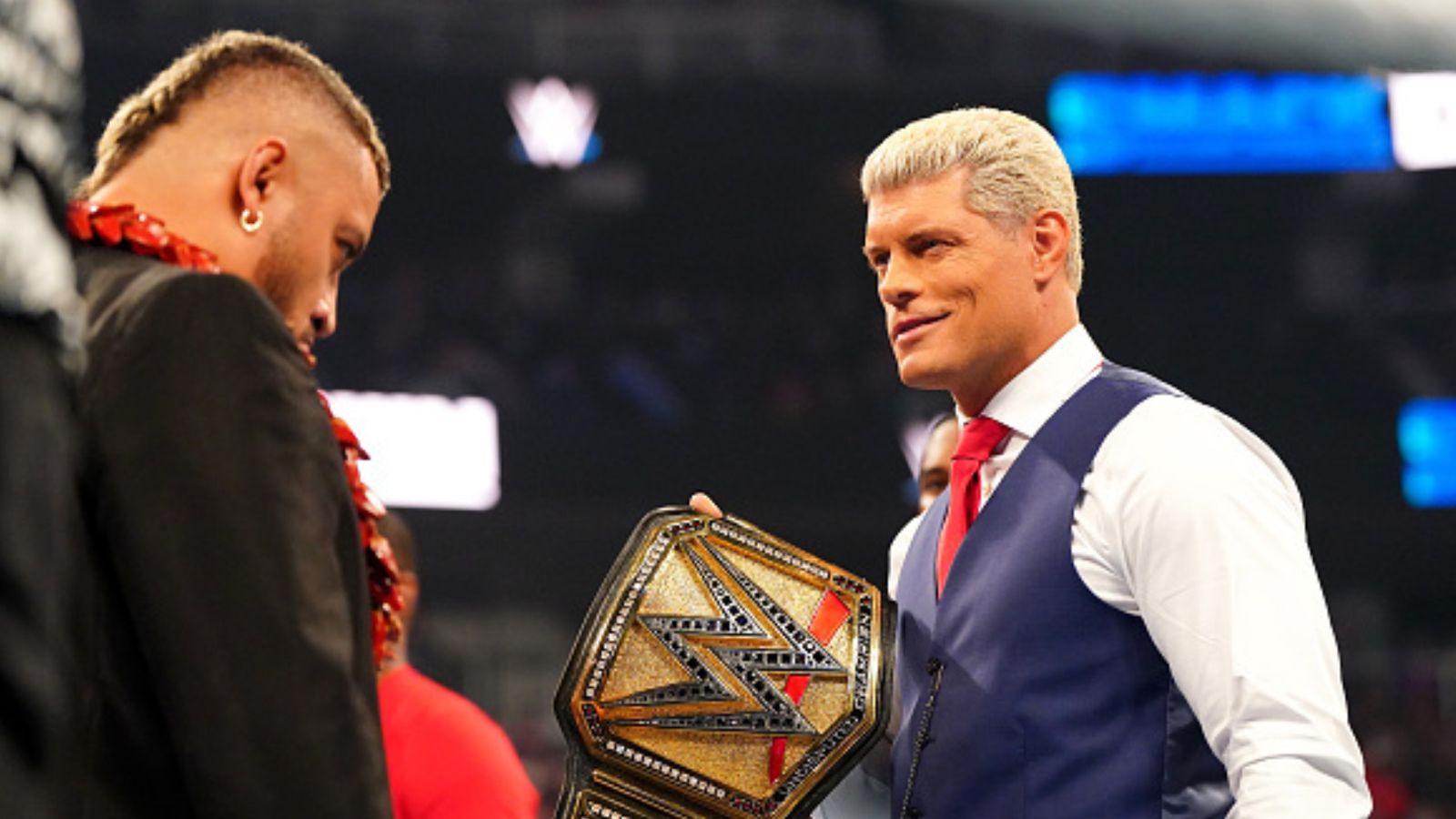 WWE SmackDown: When and where to watch on TV and Live streaming Cody Rhodes and Solo Sikoa in the frame (Getty)