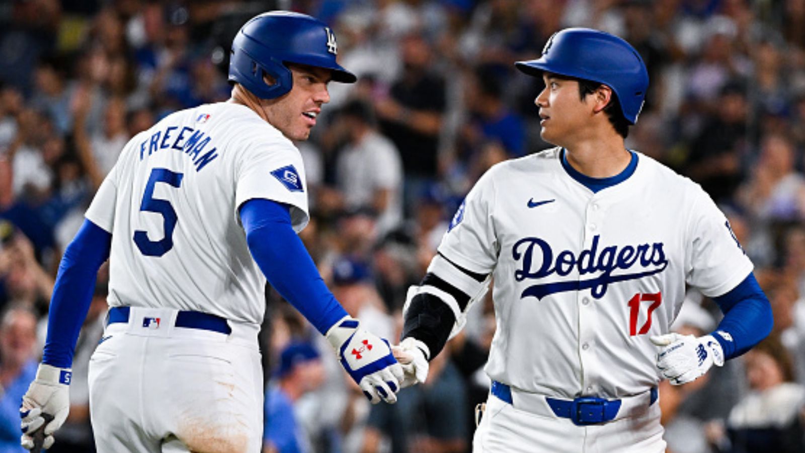 Freddie Freeman in awe of Dodgers' Shohei Ohtani, predicts 50 HR and 50 SB milestone Freddie Freeman and Shohei Ohtani in the frame (Getty)
