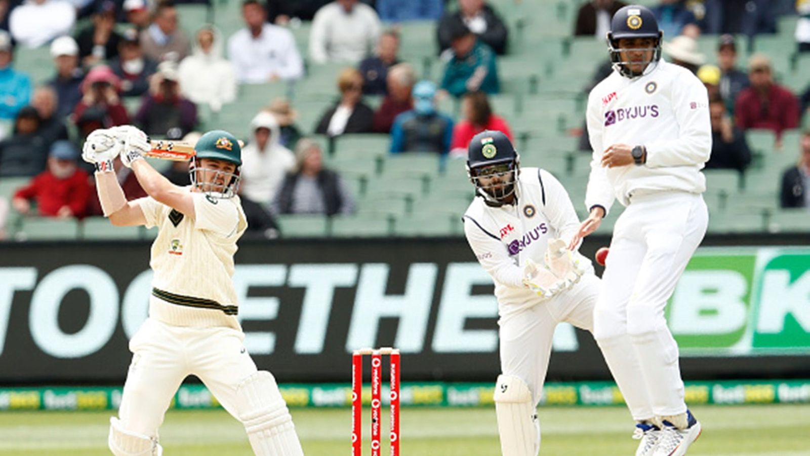 Travis Head names young Indian batter who ‘makes bowling look slow’, predicts him to be ‘an absolute freak’ Travis Head plays a shot against India (Getty Images)