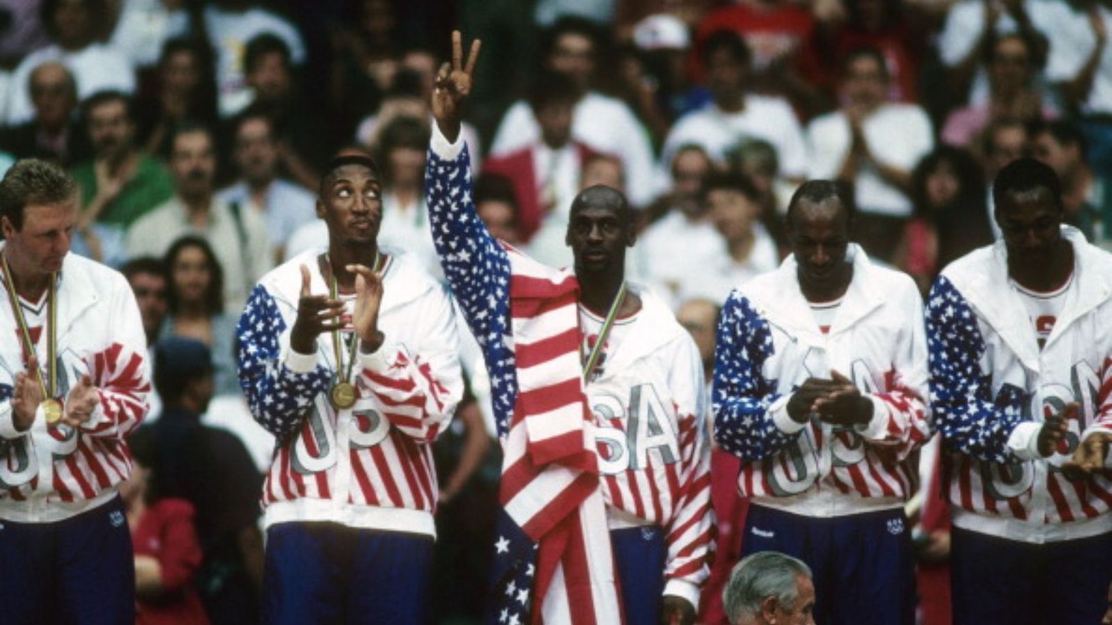 Despite retiring 21 years ago, this NBA legend still leads the NBA in 50-Point playoff games Team USA in frame (getty)