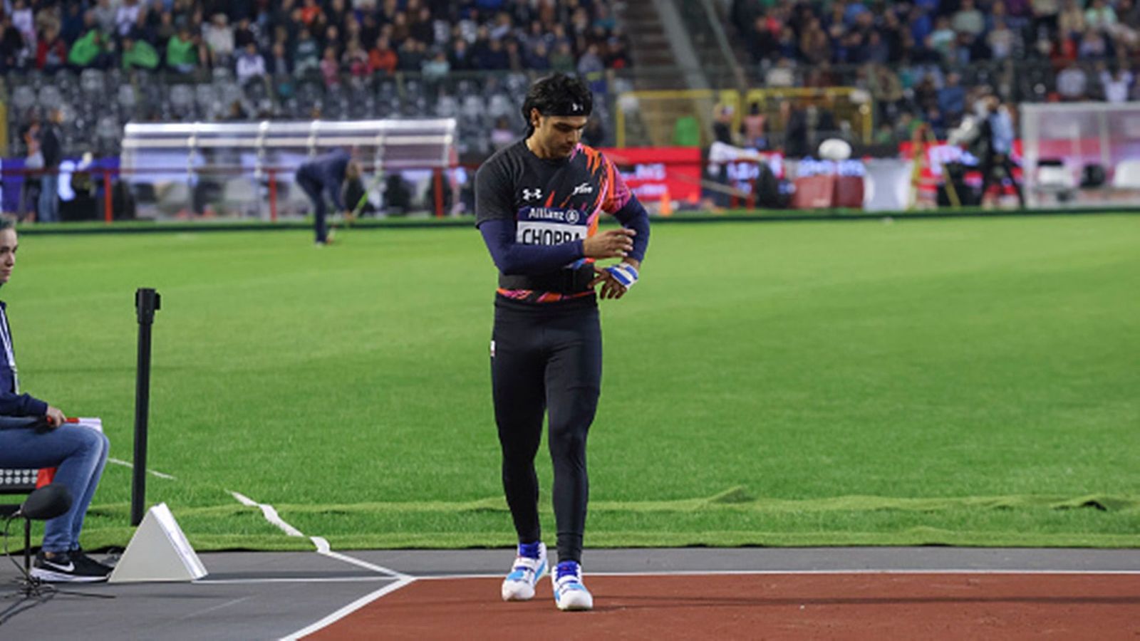 Neeraj Chopra undergoes surgery in Switzerland after finising second in Diamond League 2024 final Neeraj Chopra during Diamond League 2024 final (Getty Images)