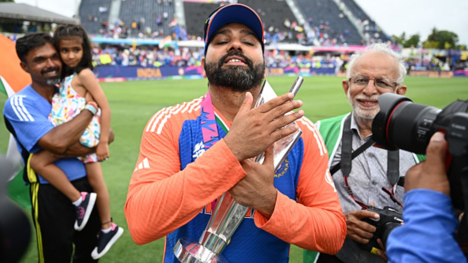 'Retirement has become a joke..players from other countries': Rohit Sharma takes indirect dig at Pakistan players Rohit Sharma in frame (Getty)