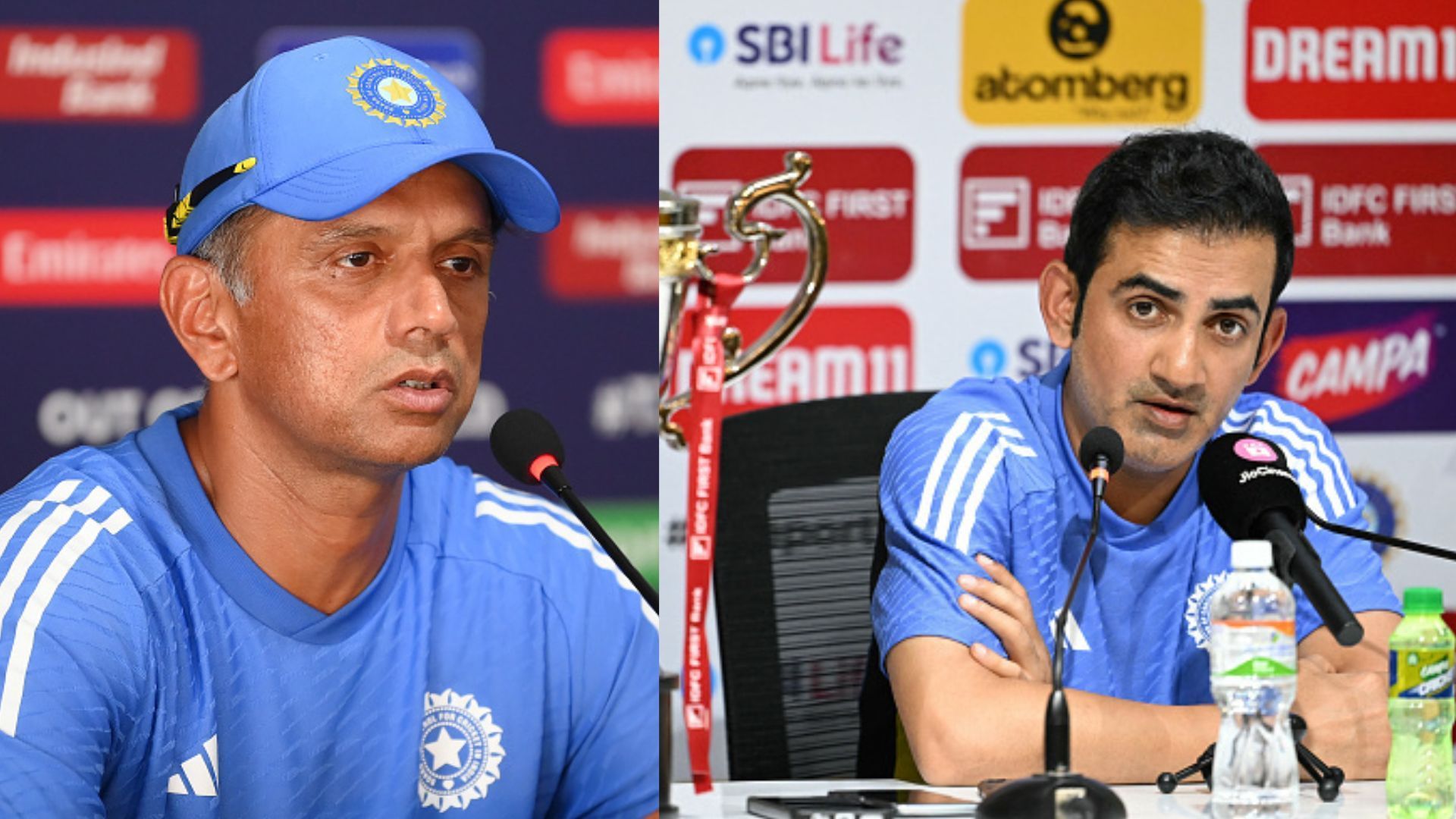 Rahul Dravid's big statement on Gautam Gambhir's coaching style amidst IND vs BAN Test series, says 'He has got a lot of...' Former India captain Rahul Dravid (left) and current Team India's head coach Gautam Gambhir in this frame. (Getty)