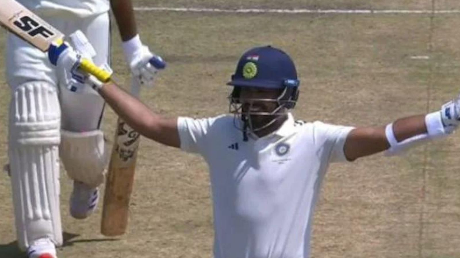Duleep Trophy: Avesh Khan's crucial fifty, 20-year-old's bowling artistry help India A bring Ruturaj Gaikwad's India C to their knees India A's Avesh Khan in this frame. (X)