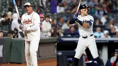 Former Oakland Athletics superstar Jose Canseco claims Aaron Judge could be in the 50-50 club, but 'they don't want him hurt' Jose Canseco and Aaron Judge in the frame (Getty)