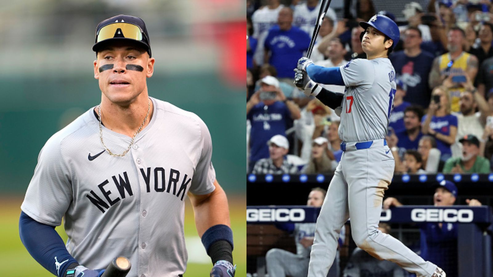 MLB 2024: Ohtani's 50-50 milestone 'not even close' to Aaron Judge's 2024 greatness, says MLB insider Aaron Judge and Shohei Ohtani in the frame (Getty)