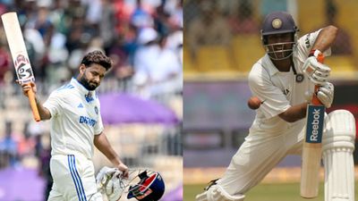 Rishabh Pant reacts to comparison with MS Dhoni after centurion knock in India's win over Bangladesh in 1st Test, says 'Mahi bhai has..' Former India captain MS Dhoni (right) and India's star batter Rishabh Pant in this frame. (Getty)