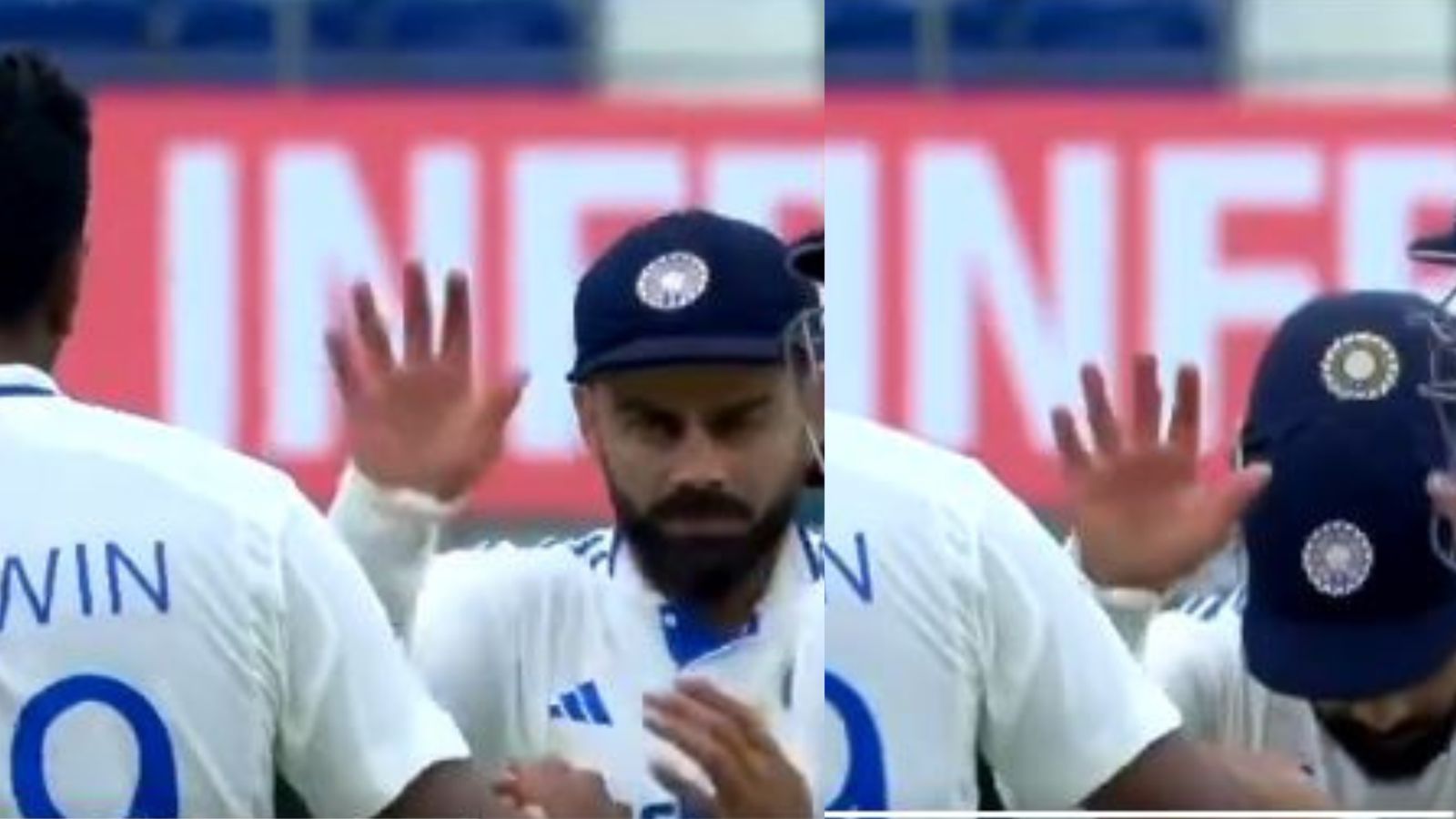 Watch: Virat Kohli bows down to Ravichandran Ashwin after ace spinner's this act during India vs Bangladesh 1st Test Virat Kohli bows down to Ravichandran Ashwin after ace spinner's this act during India vs Bangladesh 1st Test. (Screengrab-X)