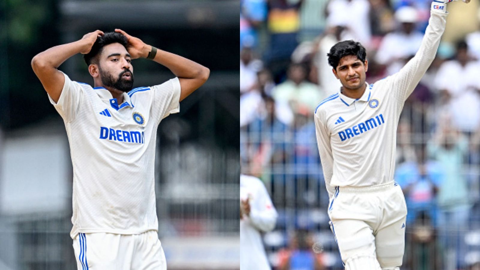'Official ID hai, baaki ki sab fake': Shubman Gill hilariously trolls Mohammed Siraj during IND vs BAN 1st Test - WATCH Mohammed Siraj and Shubman Gill in frame (Getty)