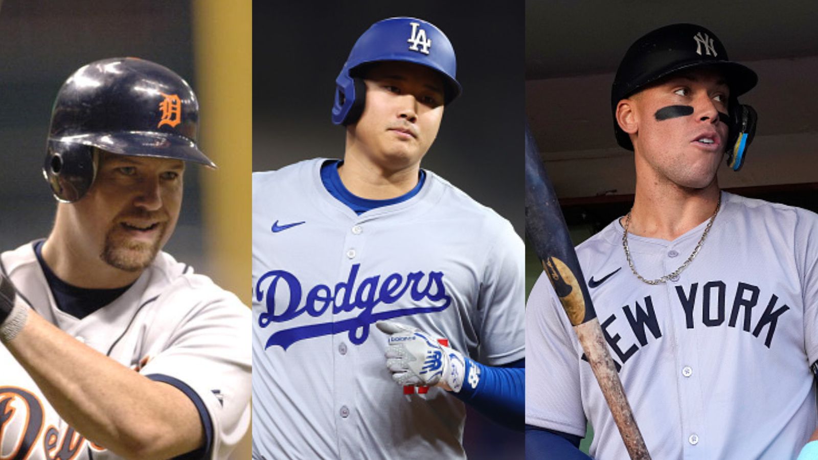 Ex-Yankees Coach says Ronald Acuña's 40-70 season lacks the spark of Dodgers' star's 50-50 feat Sean Casey, Shohei Ohtani and Aaron Judge in the frame (Getty)