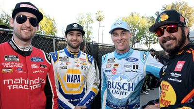 NASCAR 2024: Who's replacing Martin Truex Jr. at Joe Gibbs Racing - Know details Chase Briscoe, Chase Elliott, Kevin Harvick, and Martin Truex Jr. in the frame (Getty)