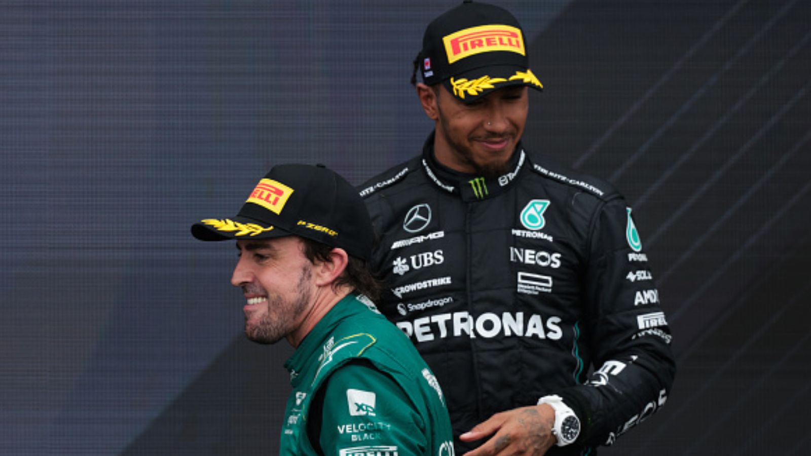 Aston Martin's Fernando Alonso eyes 400 race starts as rival Lewis Hamilton completes 350 starts Fernando Alonso and Lewis Hamilton in the frame (Getty)