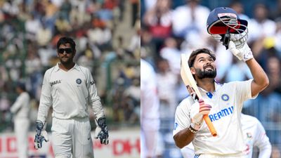 'It's very unacceptable to say...': Ex-wicketkeeper blasts on Rishabh Pant vs MS Dhoni 'greatest in Test' debate MS Dhoni and Rishabh Pant (getty)
