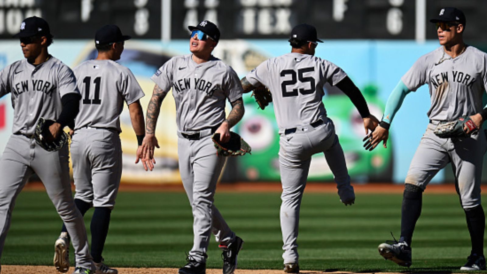 MLB History: four teams achieving 10+ 100-win seasons, featuring the New York Yankees New York Yankees teammate in the frame (Getty)