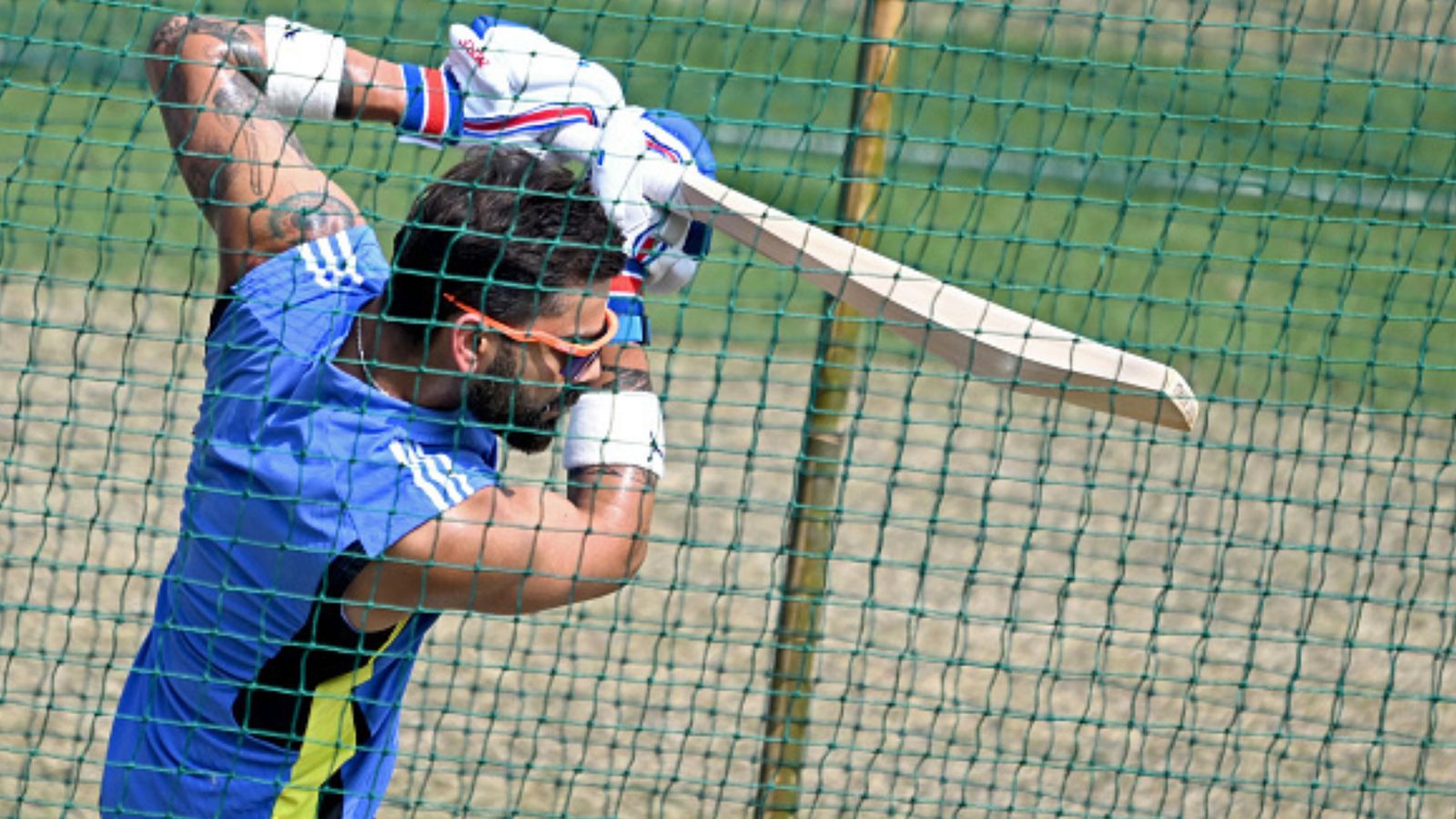 IND vs BAN: Virat Kohli's batting struggle continues, falls to R Ashwin, Jasprit Bumrah, Axar Patel multiple times on tough day out in nets Batting maestro Virat Kohli in action during India's nets session in Kanpur ahead of 2nd Test against Bangladesh. (Getty)