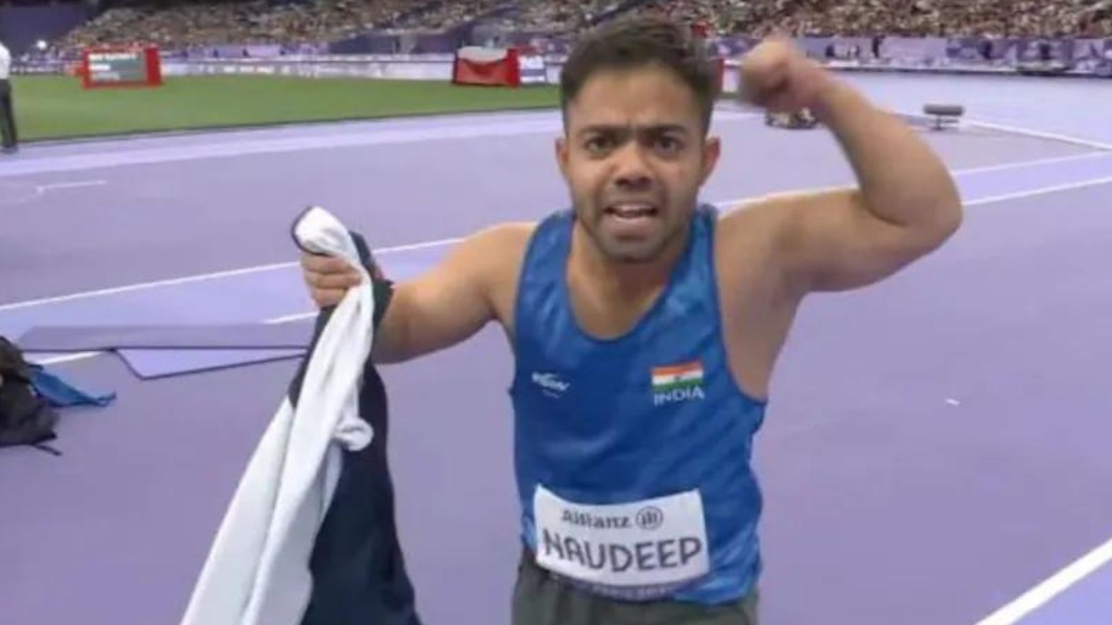 'People started calling me mini Kohli, Virat Kohli 2.0': Golden boy Navdeep Singh breaks silence on viral Paralympics celebration clip India's javelin star Navdeep Singh in this frame. (X)