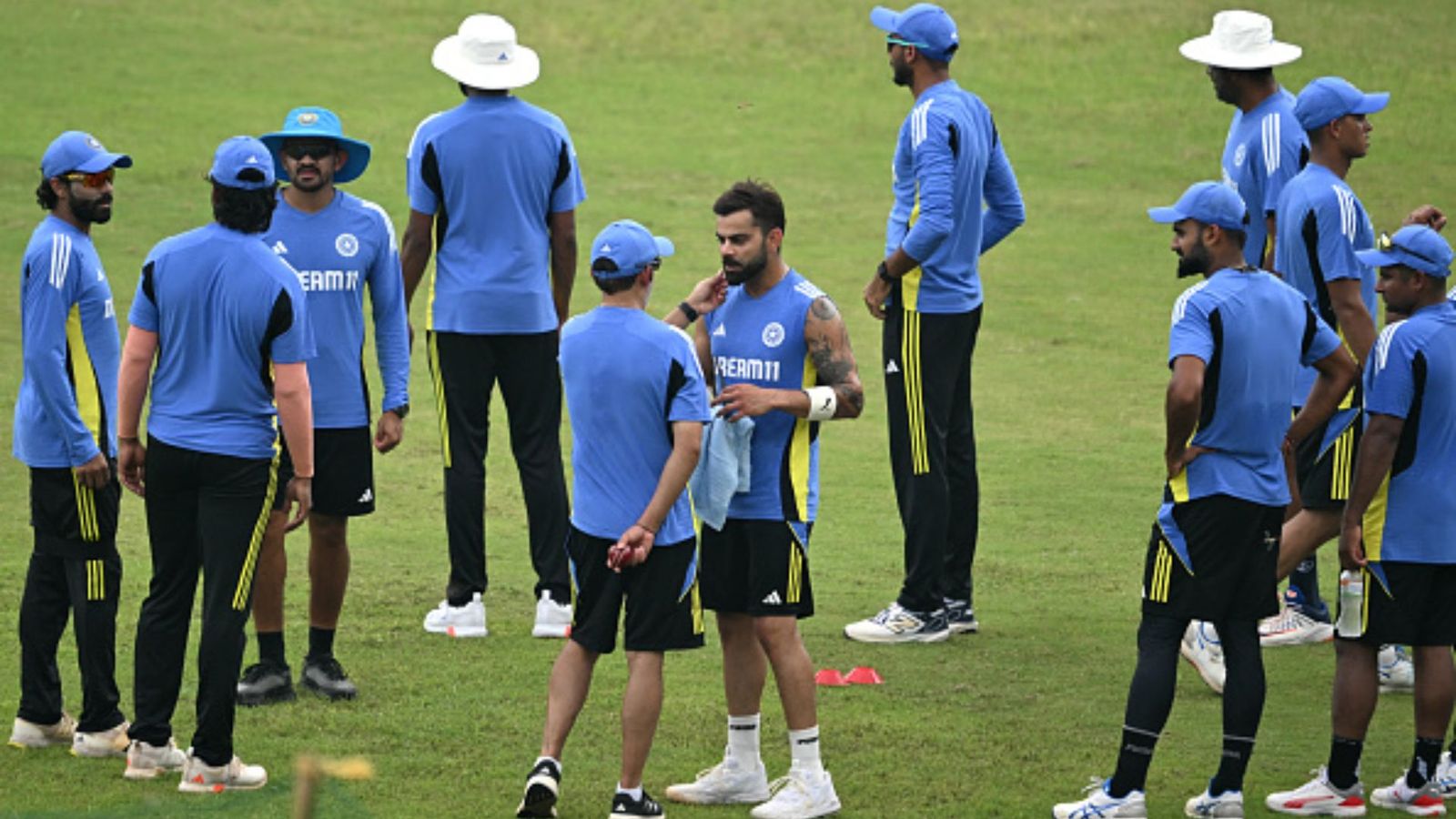 IND vs BAN: Here is India's strongest probable playing XI for Kanpur Test, Rohit Sharma to make one big change against Bangladesh Team India in practice sessions (credits getty)