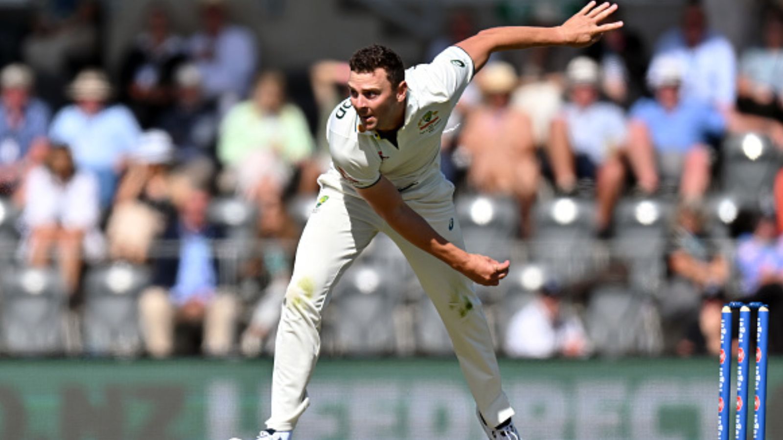Josh Hazlewood reveals toughest Indian batter to bowl to ahead of Border-Gavaskar Trophy 2024-2025 and it's not Virat Kohli Australia's ace pacer Josh Hazlewood in this frame. (Getty)