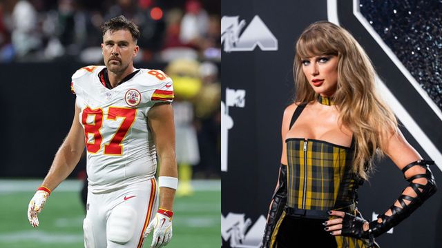 NFL Star Travis Kelce's partying offSeason with Taylor Swift blamed for dismal 2024 season, also called 'out of shape' Taylor Swift and Travis Kelce in the frame (getty)