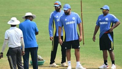 India vs Bangladesh 2nd Test's Day 1 game to be washed out? Here's what the Kanpur's weather forecast says Team India skipper Rohit Sharma inspecting the Green Park's pitch in Kanpur. (X)