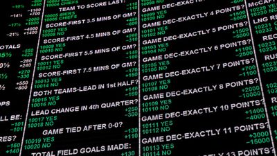 NFL Week 4: Here is the Best Spread Bets & Picks, everything you need to know  An interior view of the betting odds video board (getty)