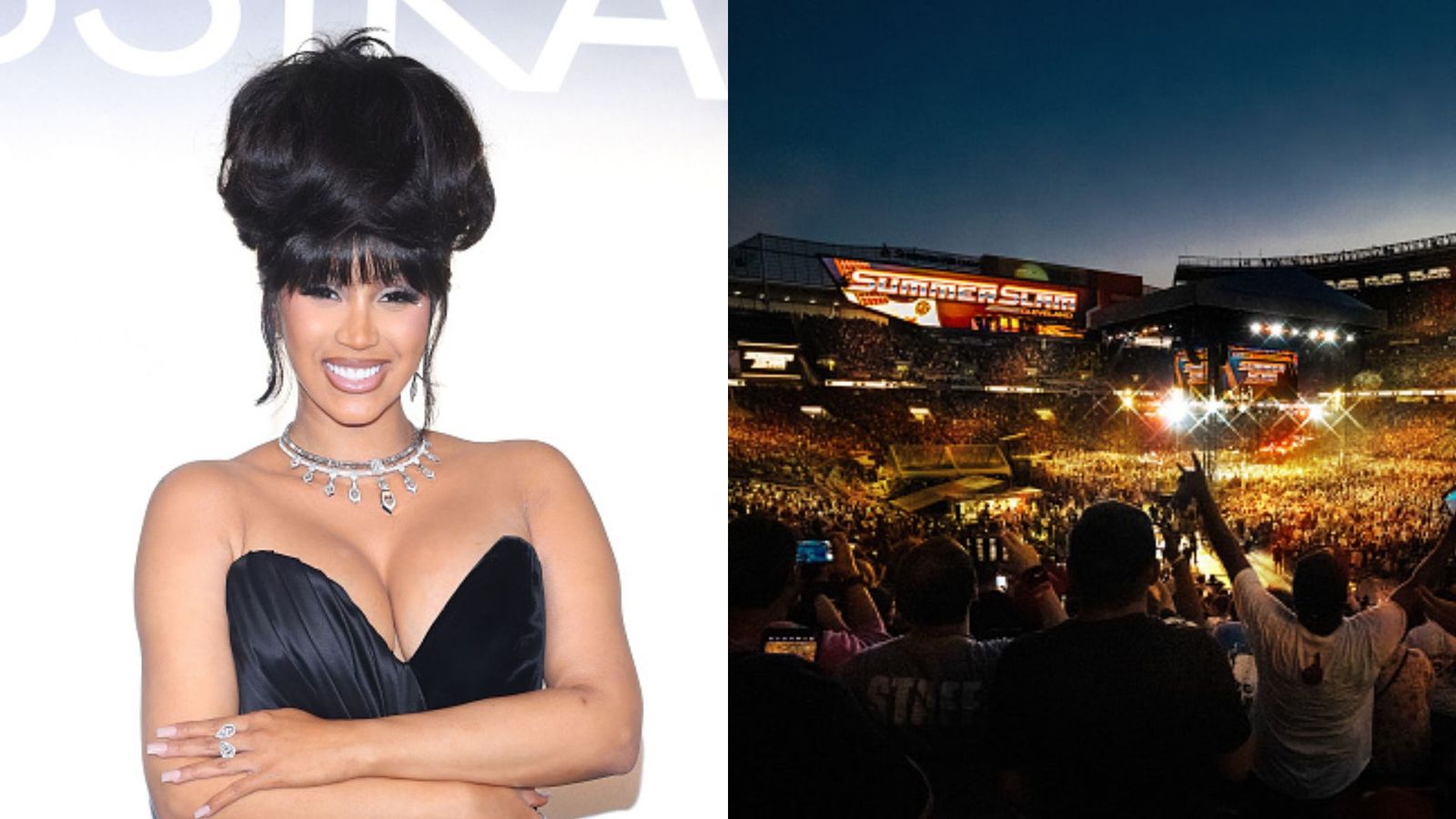 WWE announces first-ever two-night SummerSlam in 2025 with a Cardi B twist Cardi B in the frame (getty)