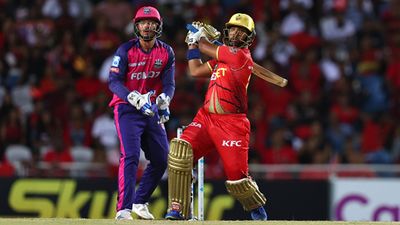 Nicholas Pooran breaks Mohammad Rizwan's all-time T20 record, likely to leave him far behind by end of year Nicholas Pooran plays a shot against Barbados Royals (Getty Images)
