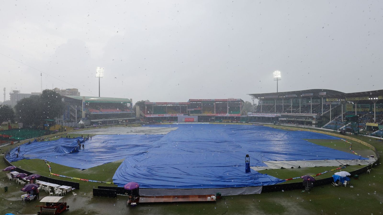 Will rain completely wash out the IND vs BAN 2nd Test in Kanpur? Check weather prediction for the remaining three days Green Park Stadium in Kanpur during IND vs BAN 2nd Test (Getty)