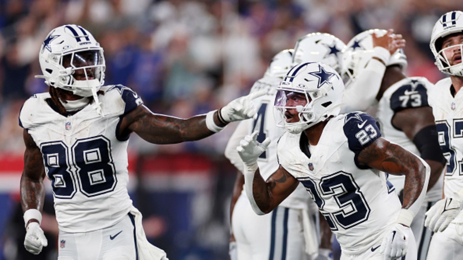 NFL: Dallas Cowboys victory over New York Giants shatter streaming records 16.22 million viewers Cowboys in the frame (getty)