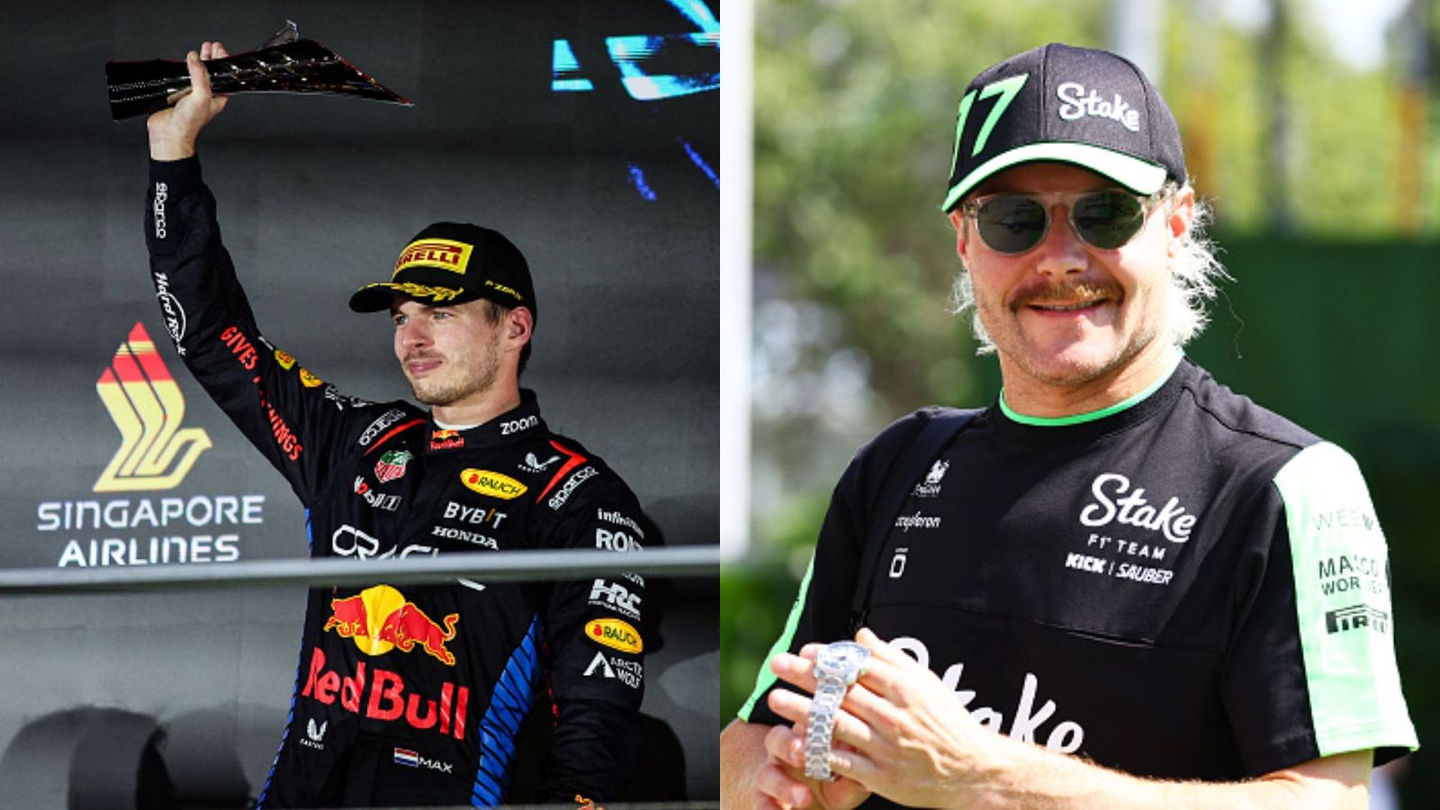 Valtteri Bottas defends Max Verstappen's swearing-in presser, believes it is hard for F1 drivers not to swear due to this reason Max Verstappen and Valtteri Bottas in the frame (getty)