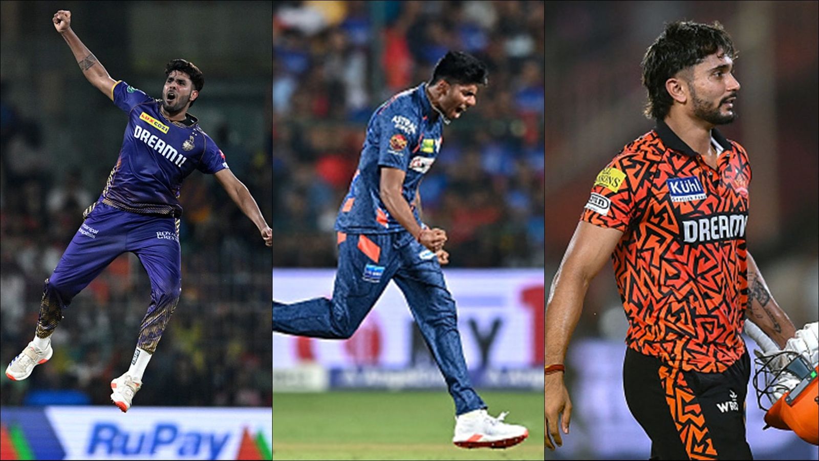 How India vs Bangladesh T20I series will make these 3 IPL franchises lose out on crores and mess up with their retention plans Harshit Rana, Mayank Yadav and Nitish Kumar Reddy in action during IPL 2024 (Getty Images)