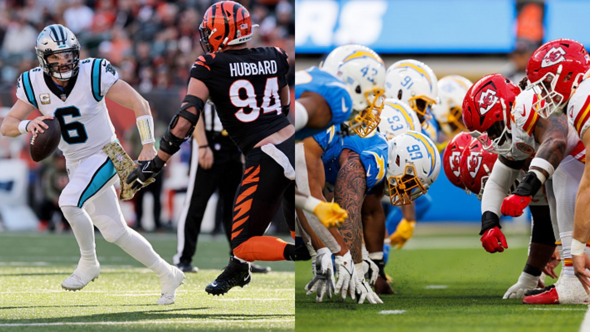 NFL games today: From Chiefs at Chargers to Bengals against Panthers, Everything you need to know about the Schedule for Sunday's Week 4 matchups Chiefs vs Chargers and Bengals vs panthers in the frame (getty)