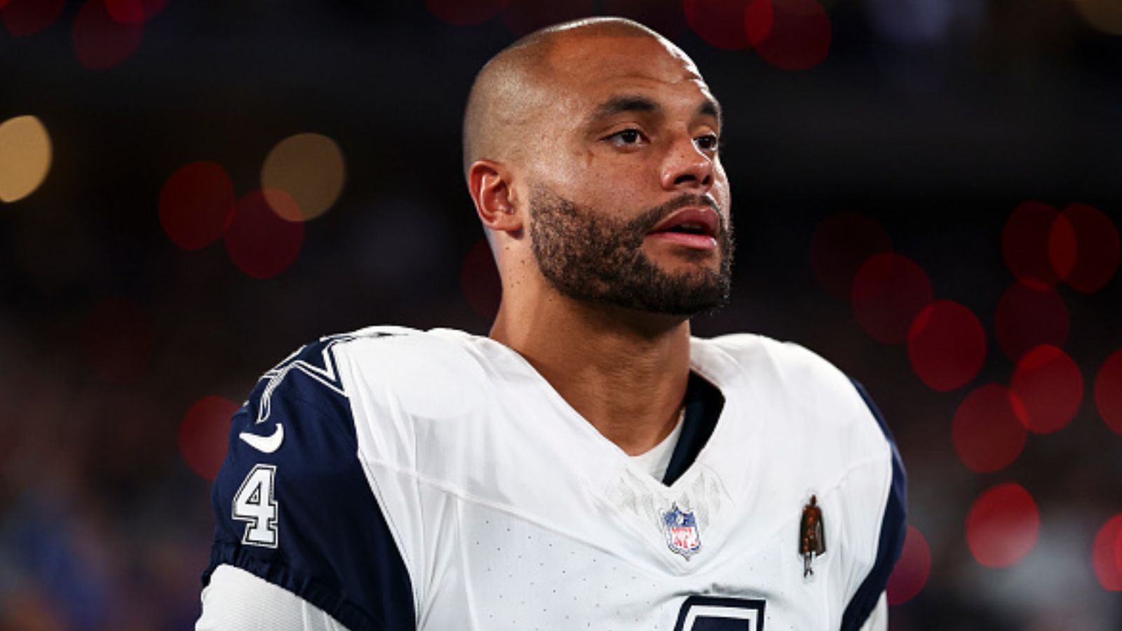 Dak Prescott’s girlfriend Sarah Jane shares emotional message amid Hurricane Helene aftermath Dak Prescott in the frame (Getty)