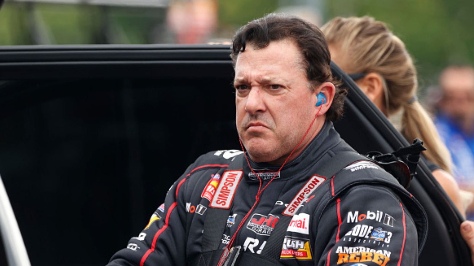 NASCAR legend Tony Stewart escapes after Dragster catches fire in St. Louis Tony Stewart in the frame (Getty)
