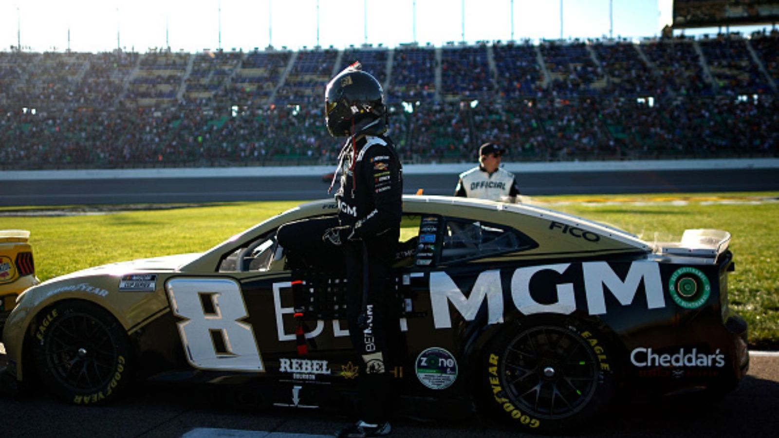 NASCAR: Two Time NACAR champion Kyle Busch expresses disappointment after heartbreaking Kansas loss says 'I'm numb' Kyle Busch in the frame (getty)