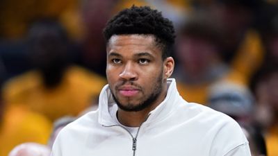 Bucks star Giannis Antetokounmpo sets the record straight on team's potential, says 'Gotta get out of the 1st round" NBA, NBA 2024, NBA news, National Basketball Association, Giannis Antetokounmpo, Milwaukee Bucks,