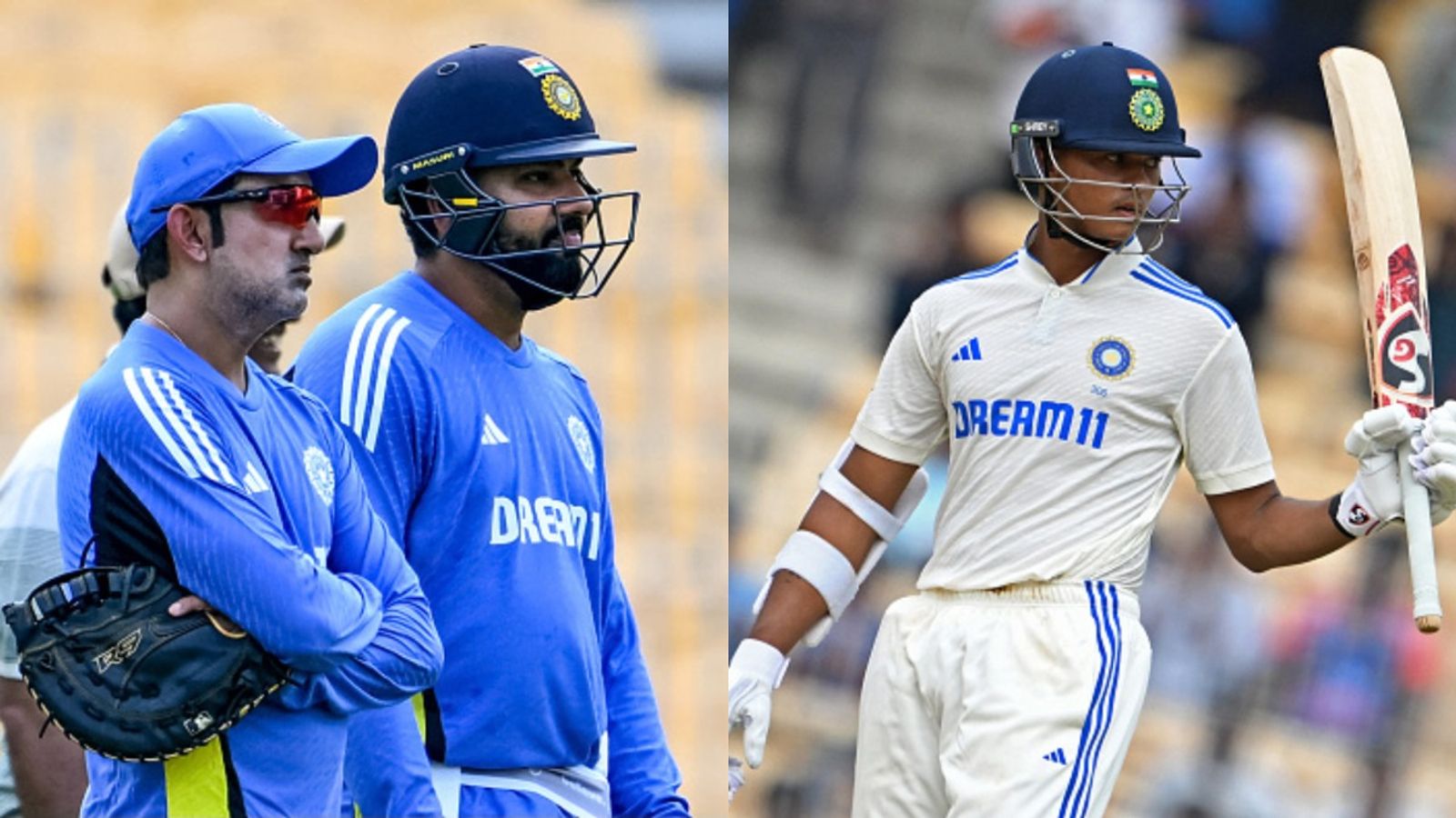 Yashasvi Jaiswal reveals his chat with Rohit Sharma and Gautam Gambhir before second Test against Bangladesh Rohit Sharma, Gautam Gambhir and Yashasvi Jaiswal
