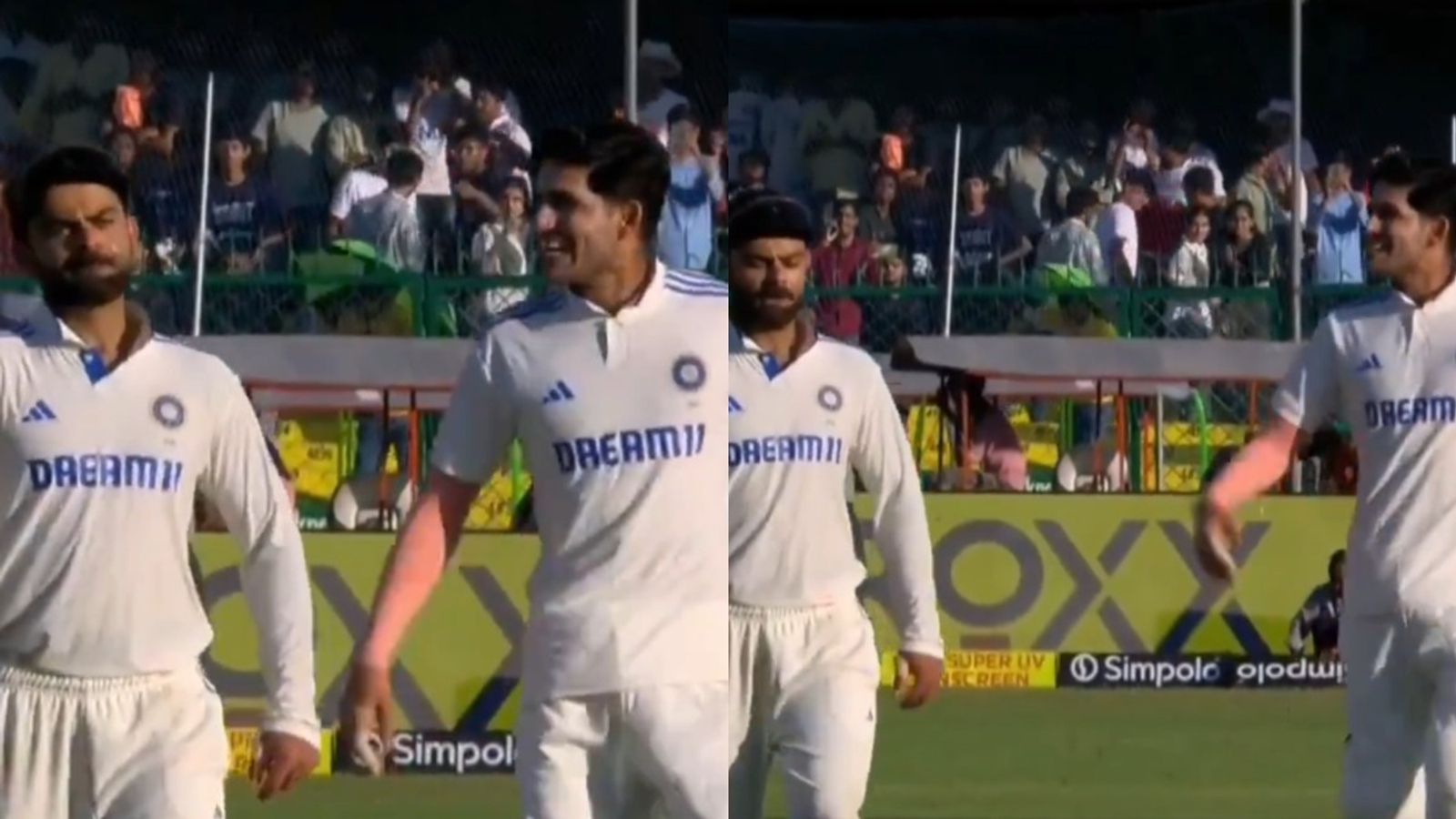 Shubman Gill mimics Virat Kohli's hilarious walk during Kanpur Test - WATCH Shubman Gill mimics Virat Kohli's hilarious walk during Kanpur Test - WATCH