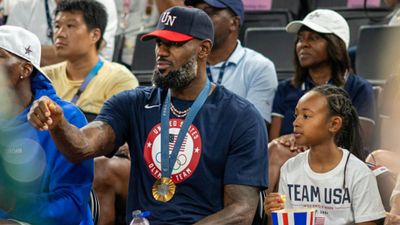 Los Angeles Lakers LeBron James gets emotional over Zhuri’s bold Volleyball tryouts, says 'we're all just super proud' NBA, NBA 2024, NBA news, National Basketball Association, LeBron James, LeBron James wife, Savannah James, Bronny James, Los Angeles Lakers, Zhuri, Zhuri volleyball tryout
