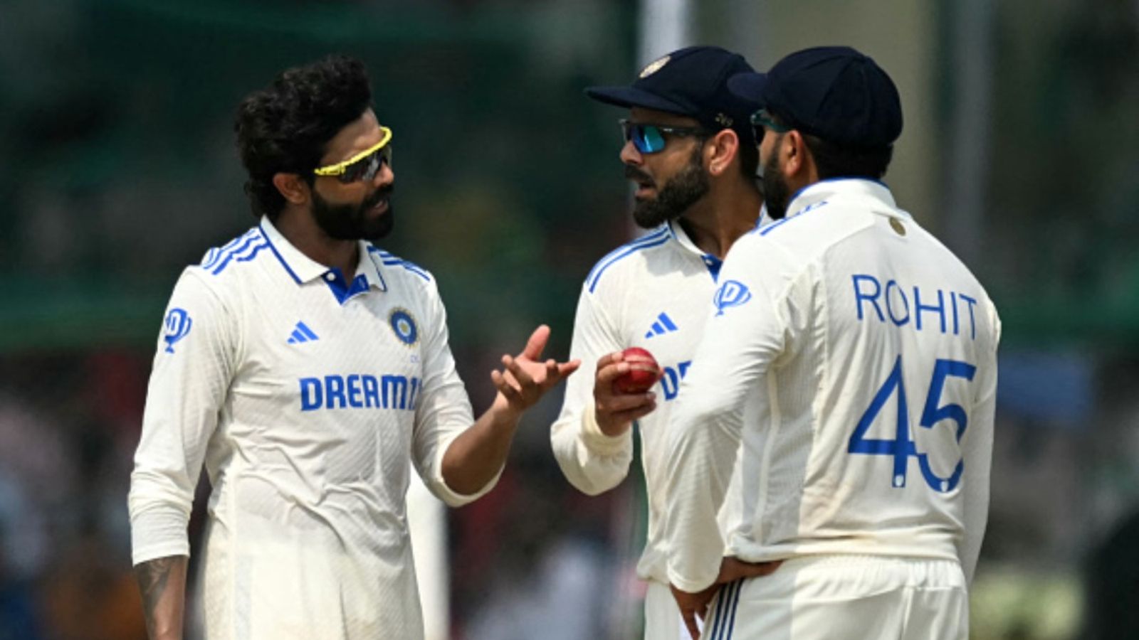 'India copied Bazball...': Ex-England skipper gives verdict on Rohit Sharma & Co.'s dominating Kanpur Test win against Bangladesh In frame Ravindra Jadeja, Rohit Sharma and Virat Kohli