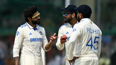 'India copied Bazball...': Ex-England skipper gives verdict on Rohit Sharma & Co.'s dominating Kanpur Test win against Bangladesh In frame Ravindra Jadeja, Rohit Sharma and Virat Kohli