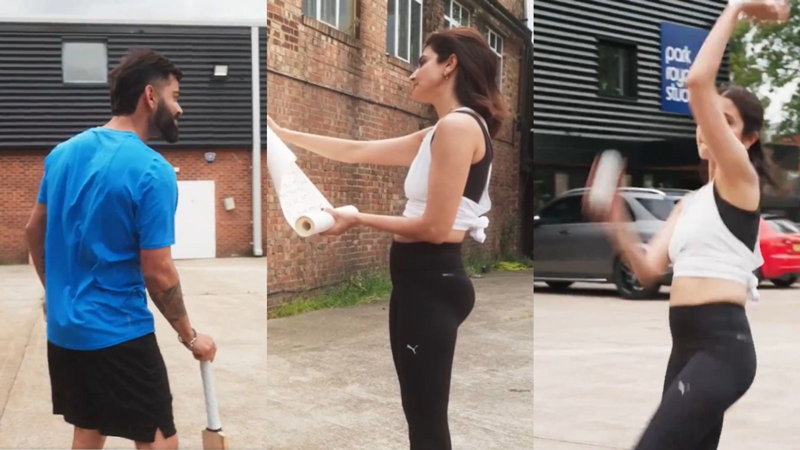 WATCH | 'Lulu batting, lassi shot..': Virat Kohli plays gully cricket with wife Anushka Sharma after India vs Bangladesh Test series Virat Kohli and Anushka Sharma
