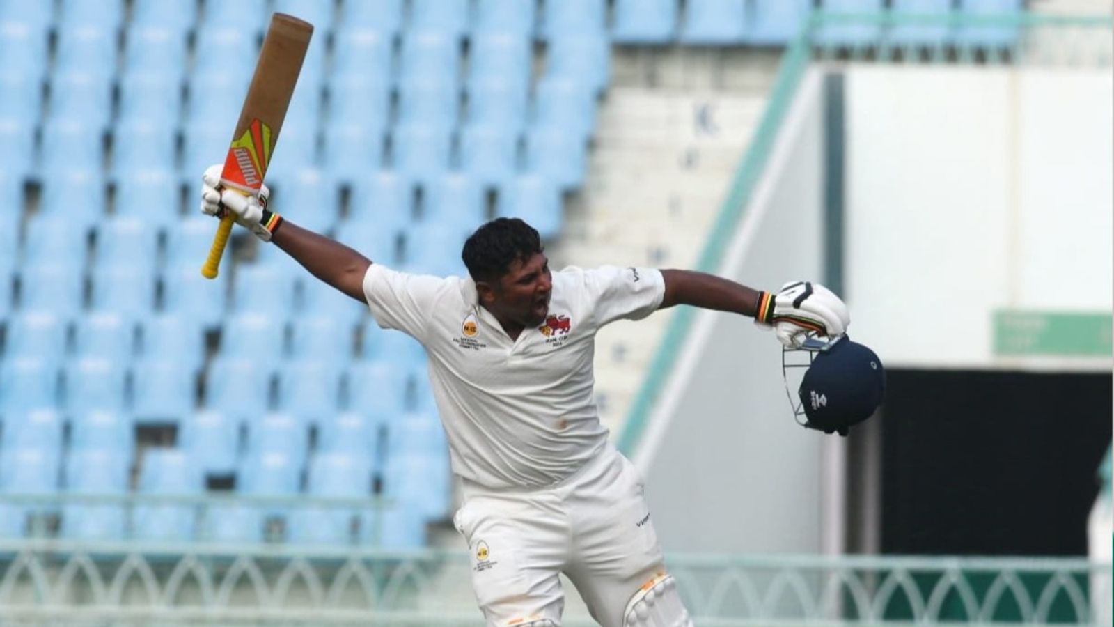 Sarfaraz Khan scripts history with roaring double ton in Irani Cup, becomes first Mumbai batter to achieve this big feat Star batter Sarfaraz Khan