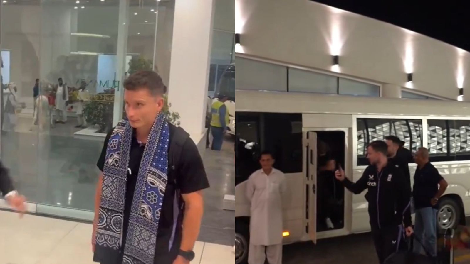 WATCH: England get rousing welcome in traditional way on Pakistan arrival for Test series England Cricket team