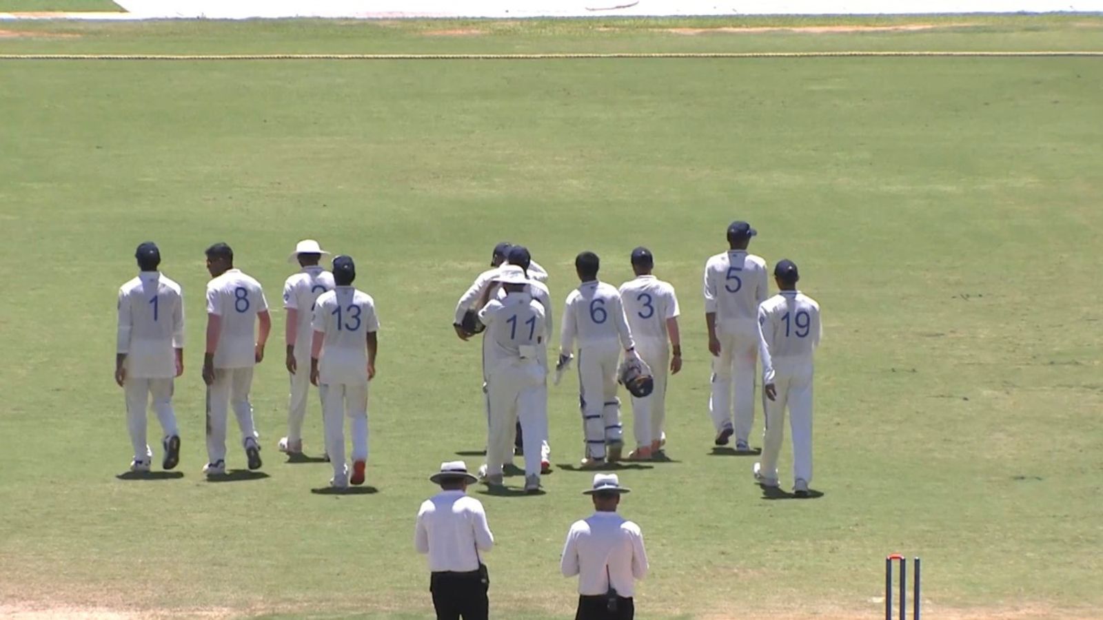 IND U-19 vs AUS U-19: Mohamed Enaan's 6-fer, Nikhil Kumar's fighting fifty guide India to 2-wicket win over Australia in 1st unofficial Test India Under-19 team players in this frame.