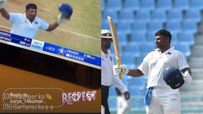 100 Musheer ka, 100 Sarfaraz ka: Suryakumar Yadav posts special message for Khan brothers after Mumbai batter's historic double-ton in Irani Cup 2024 Suryakumar Yadav's special post for Sarfaraz Khan